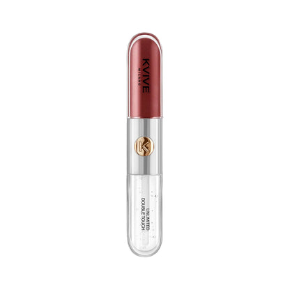 Perfect Twin Lip — Dual-Ended Liquid Lipstick with Velvet Matte Color and Glossy Shine