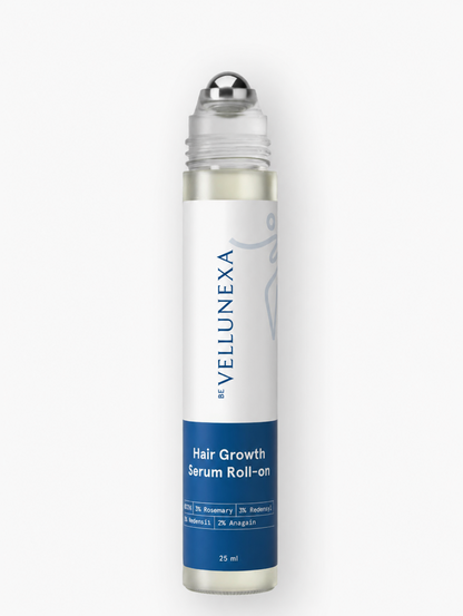 VELLUNEXA™ Precision Scalp Roll-On Serum for Fuller-Looking Hair