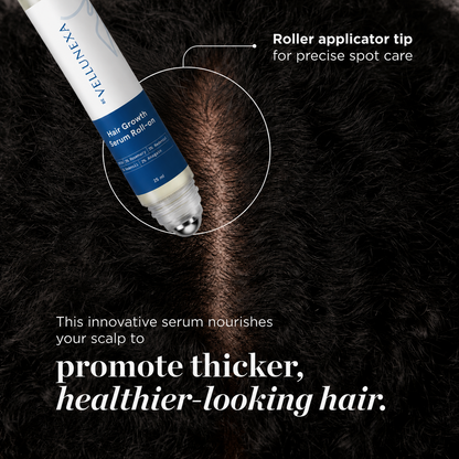 VELLUNEXA™ Precision Scalp Roll-On Serum for Fuller-Looking Hair