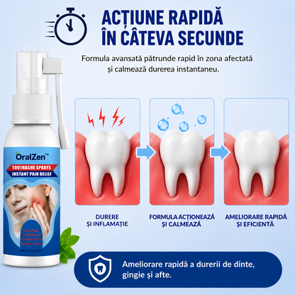 Spray Naturist pentru Dureri Dentare si Inflamatii — Ameliorare Rapidă a Durerii de Dinte, Gingie și Afte