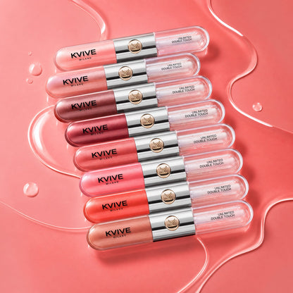 Perfect Twin Lip — Dual-Ended Liquid Lipstick with Velvet Matte Color and Glossy Shine